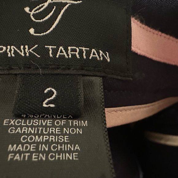 Pink Tartan skirt size 2 super cute and great quality - Picture 3 of 4